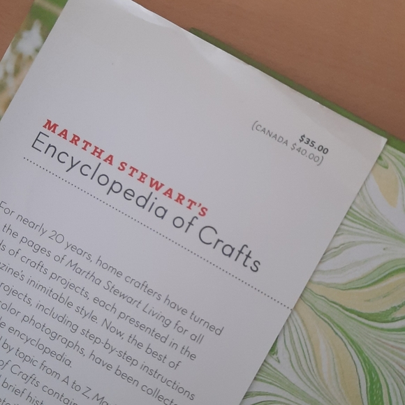Martha Stewart-encyclopedia of crafts hard cover book. - Picture 3 of 5